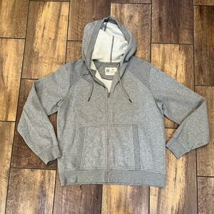 Champion C9 Full Zip Hoodie XL Gray Sportswear Comfy Teen UNISEX casual FLAW